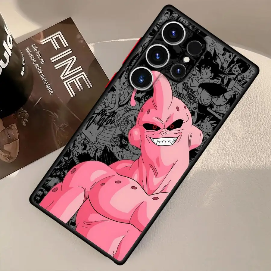 Dargon Ball Beerus Majin Buu Case for Samsung Galaxy S10 S25 Edge S20 S23 Ultra S21 S9 S22 Plus S24 FE Back Phone Cover view 6