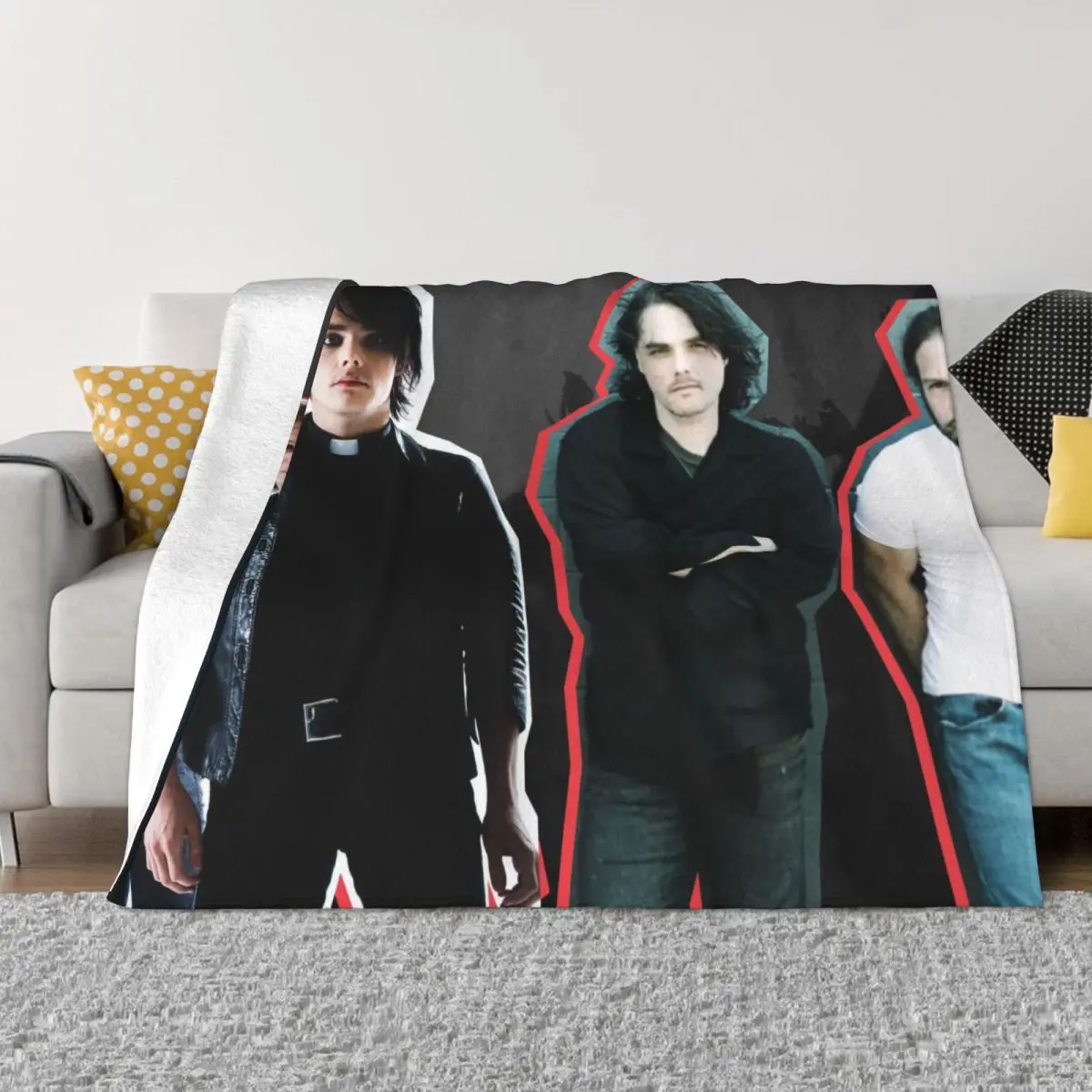 

My Chemical Romance Band 001672, коленное одеяло для кемпинга, подарок на день рождения, одеяла для пары, персонализированные одеяла, пледы