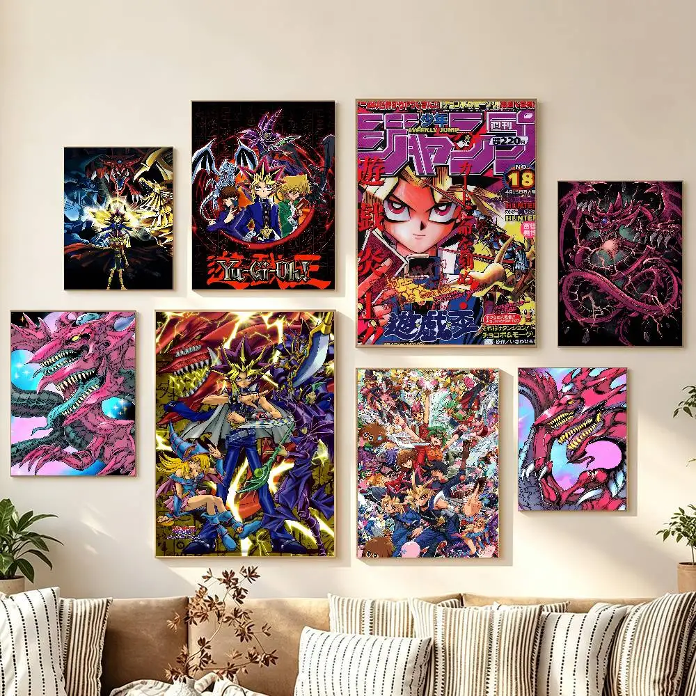 A-mine Yu Gi Oh Anime Self-adhesive Mural, Classic Movie Stickers, Extra-large Wallpaper For Bedroom