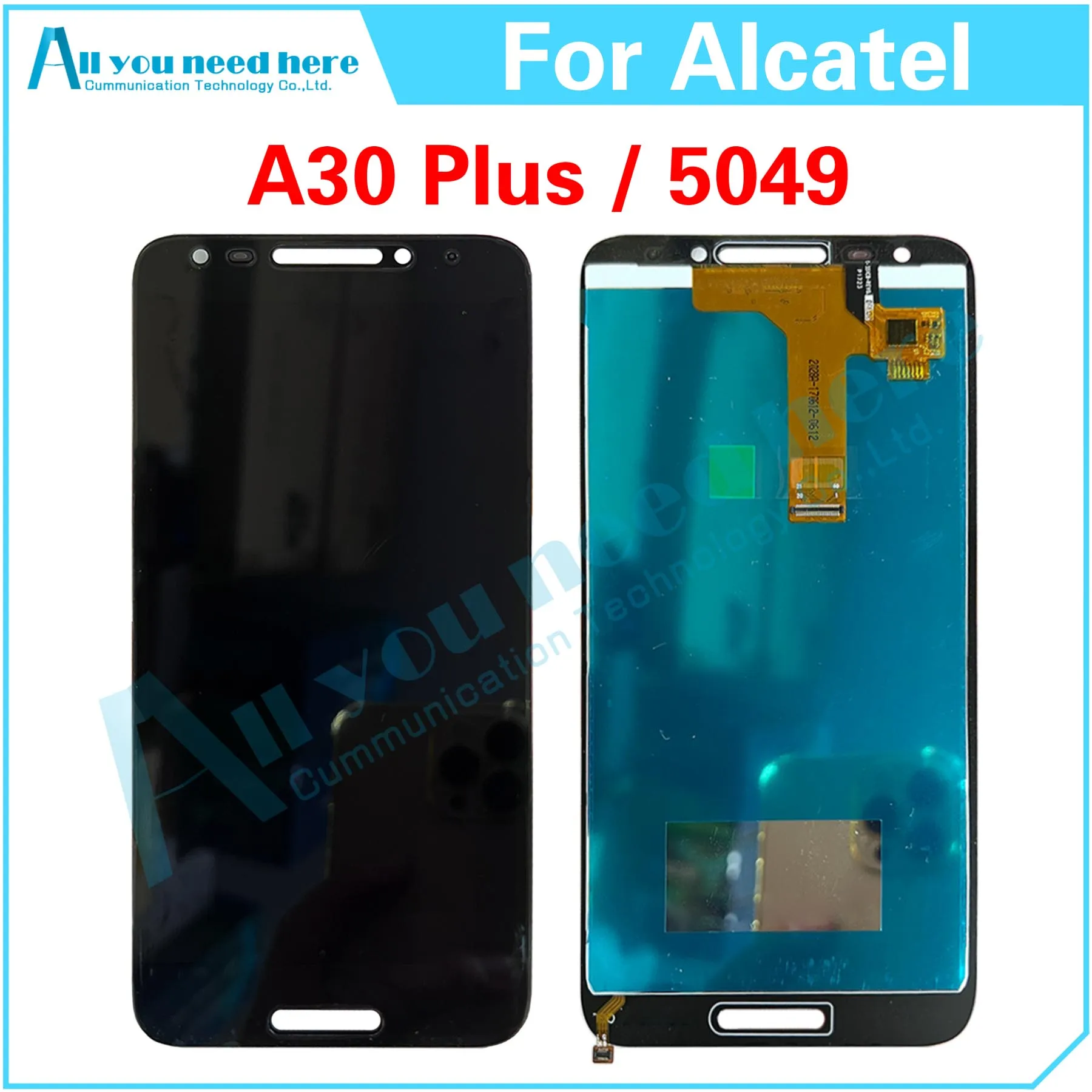 

100% Test For Alcatel A30 Plus 5049 LCD Display Touch Screen Digitizer Assembly Repair Parts Replacement