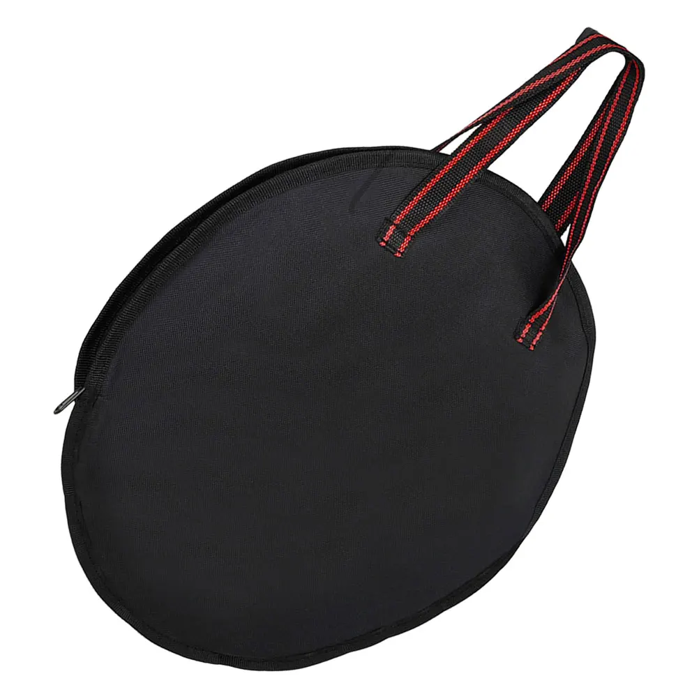 

10 Inch Dumb Drum Pad Bag Black Oxford Cloth Portable Storage Case Practice Accessories Lightweight Compact Design Protects