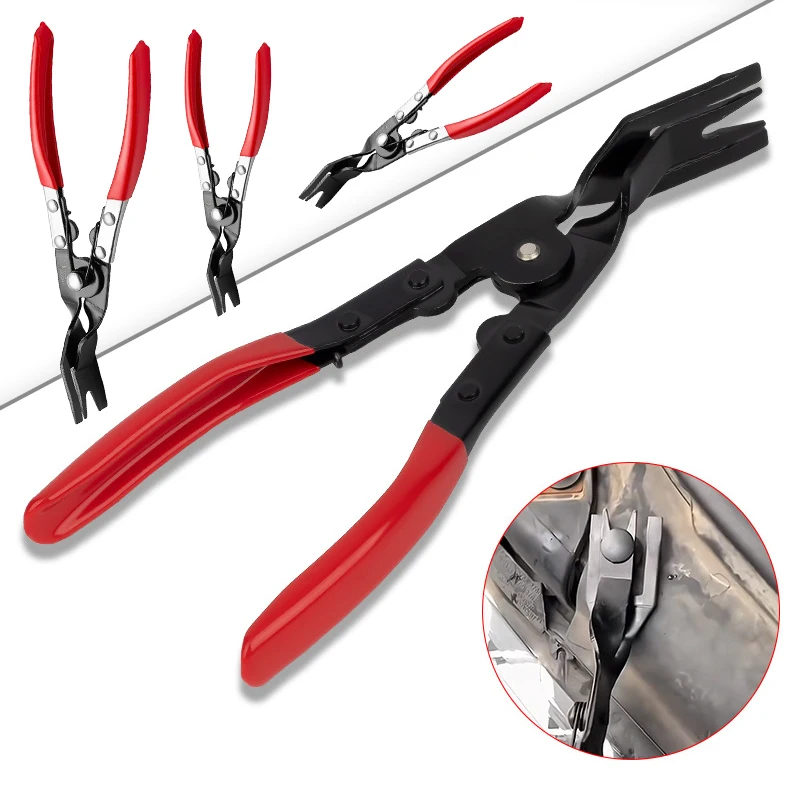 Alat Pelepas Keling Klip Otomotif Kunci Pas Tekanan Ke Bawah Pegangan Anti Selip Kit Servis Trim Mobil Penghilang Pengencang Plastik