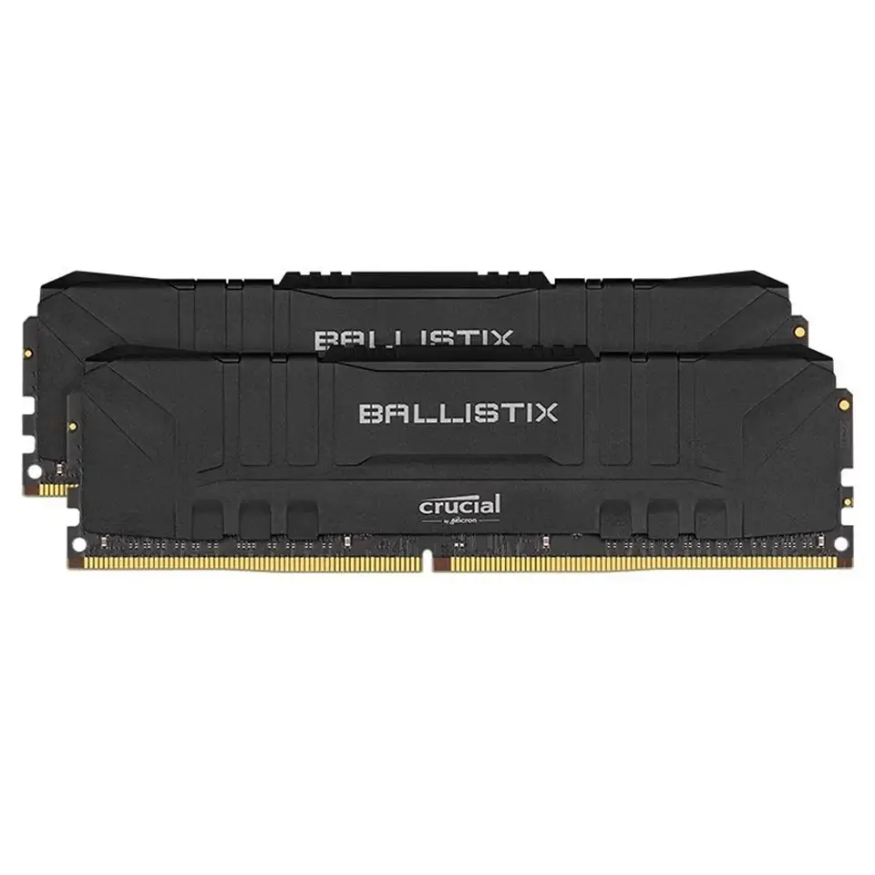ذاكرة كروشيال باليستيكس DDR4 لسطح المكتب بسعات 16/8 جيجابايت، ترددات 3600/3200/2666 ميجاهرتز، DIMM غير مخزن مؤقت، ذاكرة ألعاب مزدوجة - 2