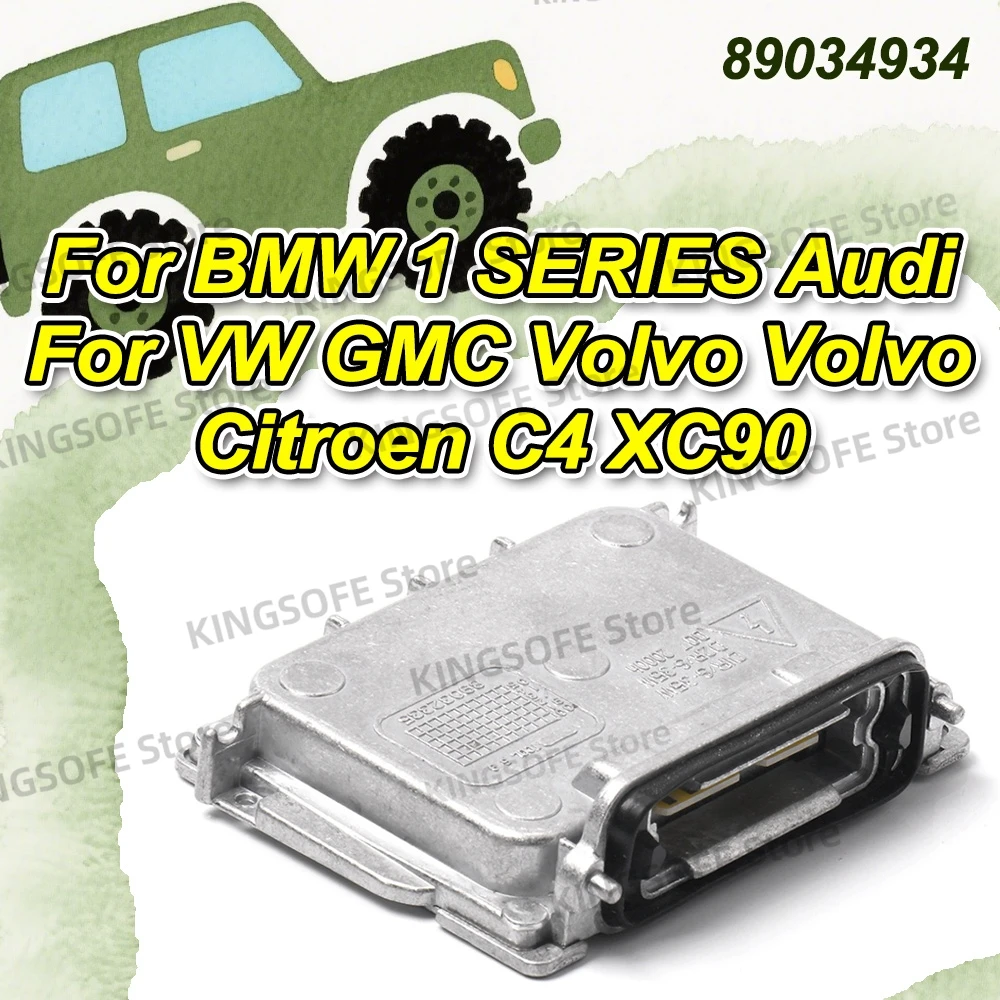 Xenon HID Ballast Control 89034934 4L0907391 For BMW 1 SERIES Audi For VW GMC Volvo Volvo Citroen C4 XC90