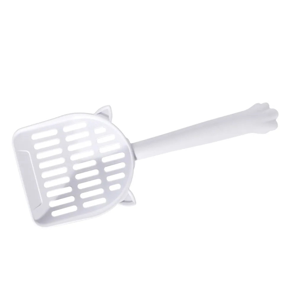 Practical Nonslip Handle Cat Litter Scoop with Back Hook Easy Separation Pet Sift Shovel Litter Clean Tool Home Use