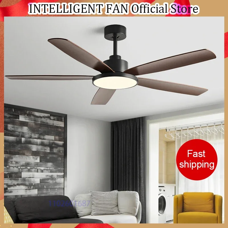 72inch Large Ceiling Fans DC motor 5 ABS Bladet Living Bedroom Ceiling Fan With Lights support Remote Control 220V 110V Fans