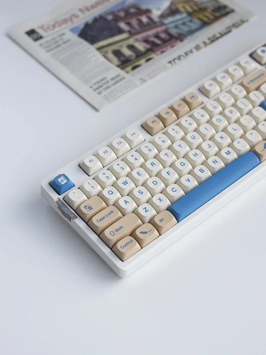 Sojamelk keycap MA hoogte pbt materiaal Sublimatieproces Past op 108 104 98 87 84 68 61 toetsen