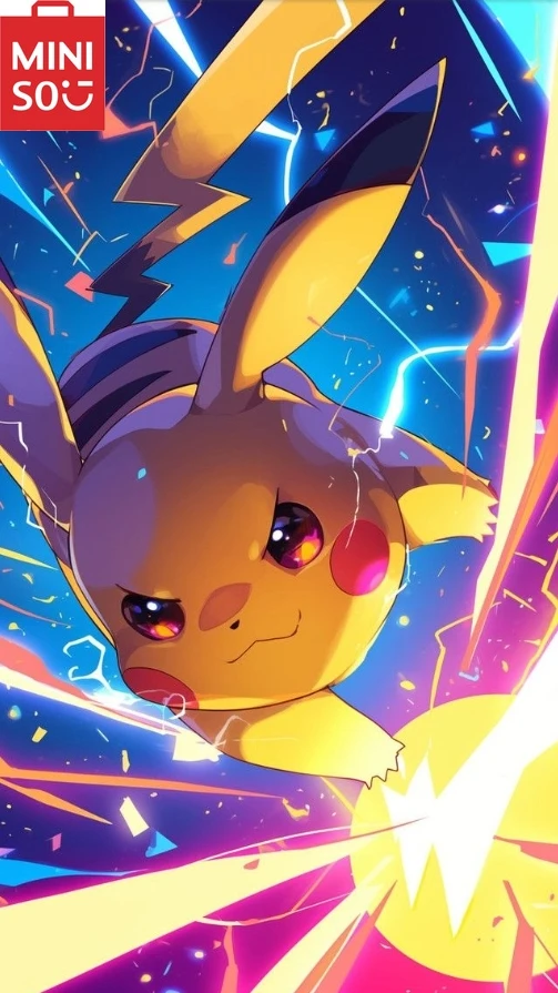 MINISO DIY pintura al óleo por números Pokémon Ash Ketchum y Pikachu decoración del hogar pared decoración de la sala de estar marco de regalo para Amiga