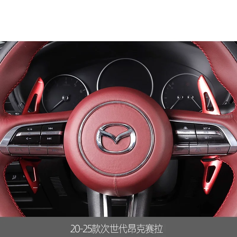 Extended Version Steering Wheel Shift Lever Accessories for MAZDA3 HB MAZDA3 BP 2020-2025 Steering Wheel Shift Paddles Interior
