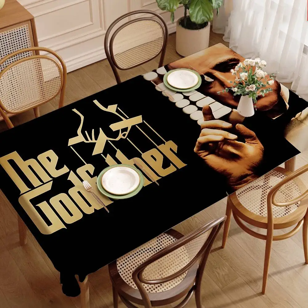 The Godfather Movie Tablecloth Tea Coffee Table Cloth Waterproof Cloth Wall Stove Rack Rectangular Wedding Banquet Home Decor