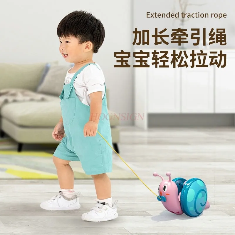 Snail leash toy electric crawling luminous puzzle for boys and girls as a children's gift