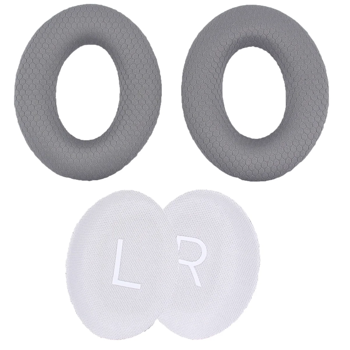 Headphone Cushions Ear Pads Replacement for QC45 Wireless Headphones Ear Cushions Headset Parts Gray