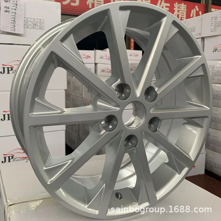 

Suitable for F881157 16-inch 5x114.3 silver, Shengbo car modified aluminum alloy wheel rims