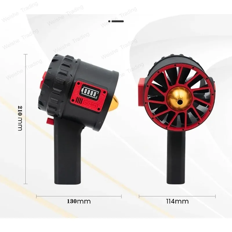 High Performance 90mm Brushless Motor Turbo Fan Dust Blower Air Dryer Snow Remover Thrust Air Blower for Keyboard Cleaning