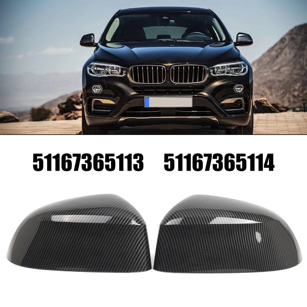 Rearview Mirror Housing for BMW X5 X6 for f15 for f16 2014 2018 Carbon ABS Construction OEM 51167365113 51167365114