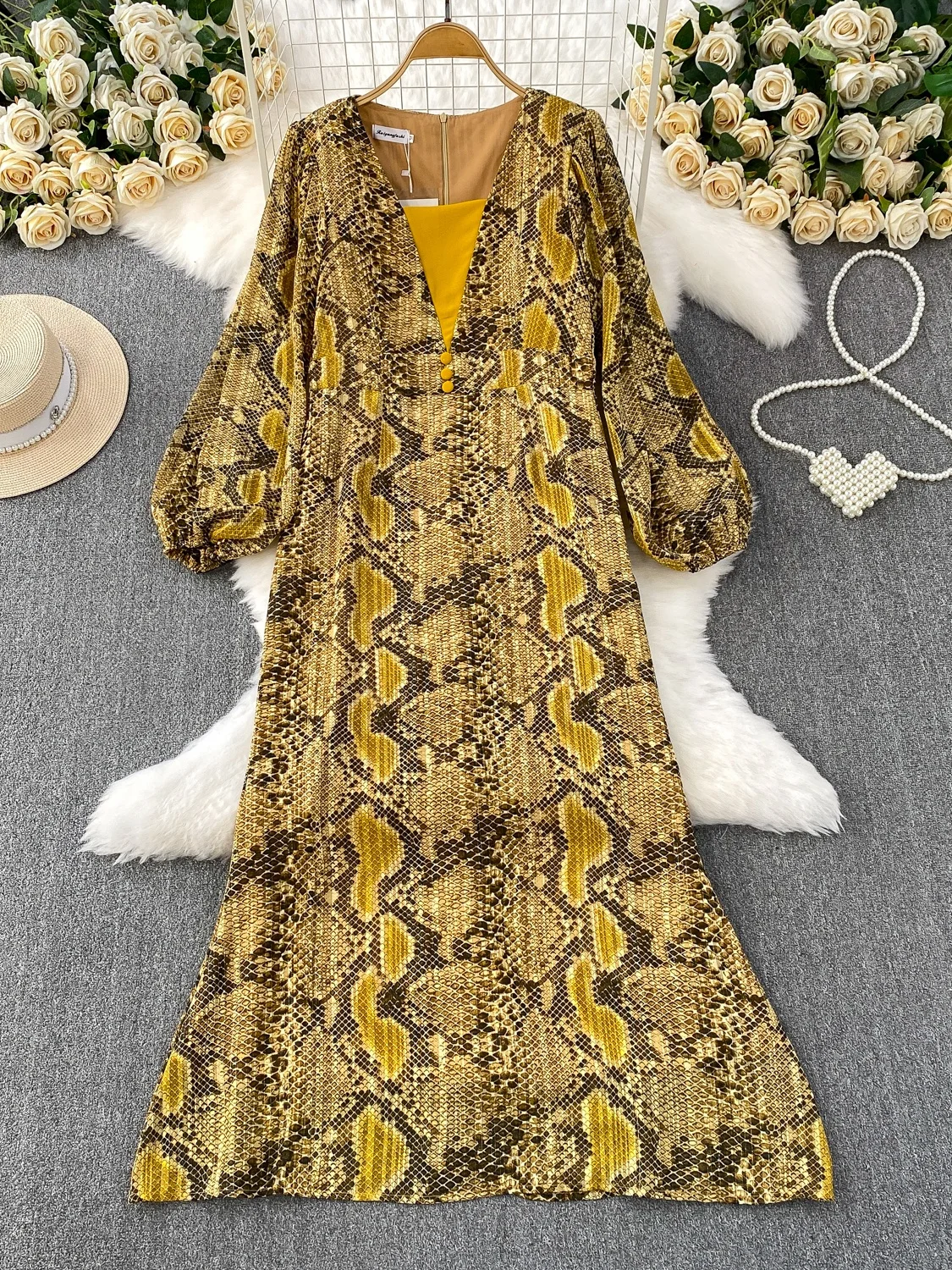 Ele V-Ne Print Long… - image