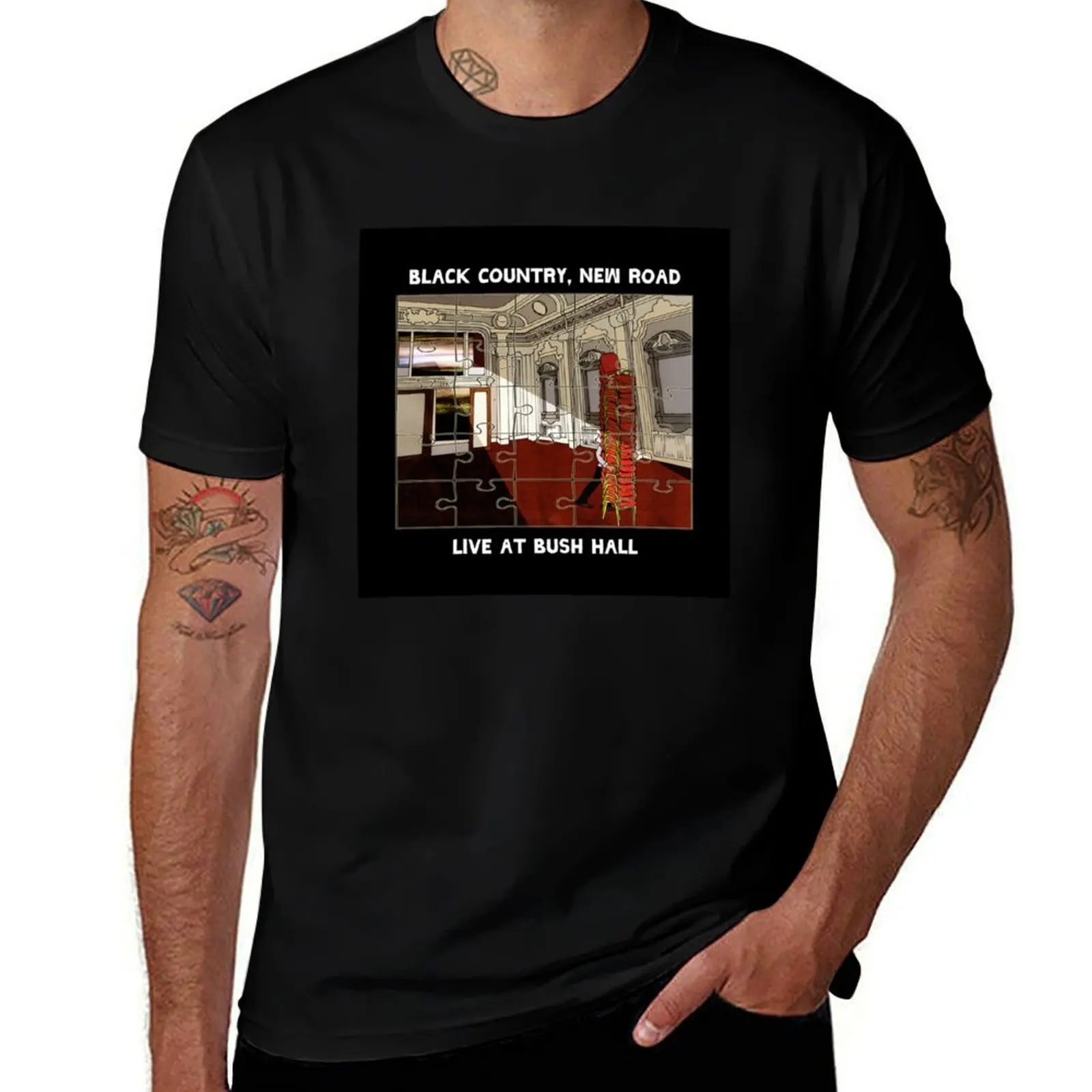 Black Country, New Road - Live at Bush Hall Album Cover T-Shirt Soft Durable Cotton T-Shirt