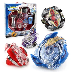 BB807D4 in 1 Burst Alloy Combat Gyro Set B34B35B41B59 with Handle Pull Wire Launcher Beyblade Metal Fusion