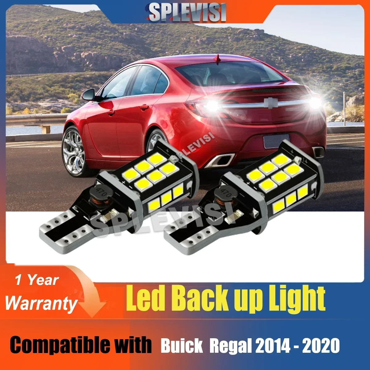 

2x Bakup Reverse Light Bulbs Replace Kit 6000K For Buick Regal 2014 2015 2016 2017 2018 2019 2020