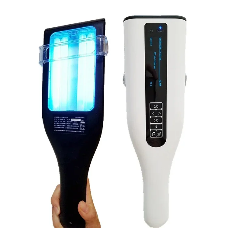 

Physical Therapy Uvb Lamp 311nm Narrow Band Handheld Ultraviolet Phototherapy Device For Vitiligo