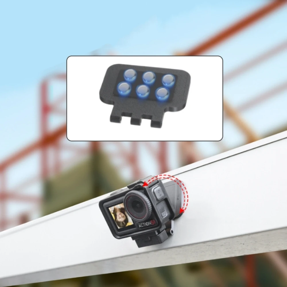 

Magnetic Stand Base Action for DJI Action 5 Pro ​4/3 Multifunction Magnetic Desktop Fixed Camera Accessories