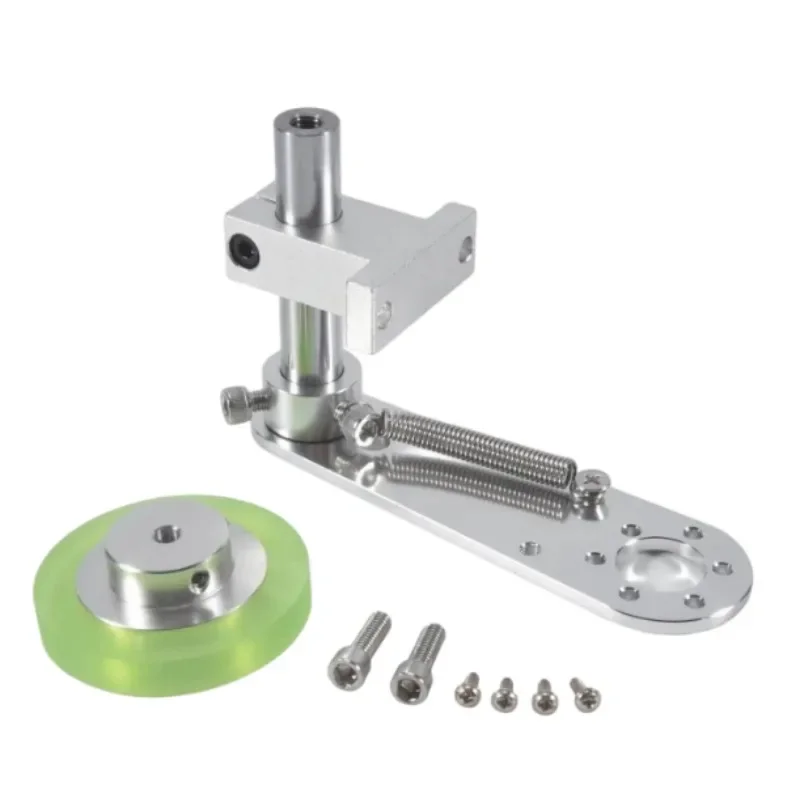 Encoder T-bracket Meter Wheel Complete Set, Aluminum Alloy Polyurethane Coated Synchronous Wheel for Inkjet Printer