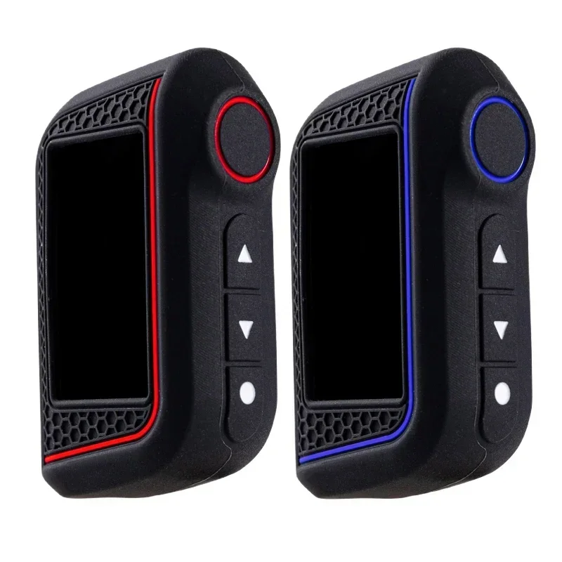 NEW Silicone Car Key Case Cover Shell Fob For Starline A93 A63 Russian Version Two Way Car Alarm LCD Remote Controller Keychain