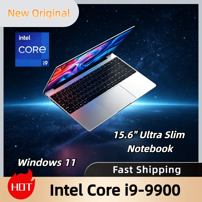 2026 Windows 11 15.6 Inch Laptop Intel Core i9 9900 32GB RAM 2TB SSD 1920x1080 HD Ultra Slim Gaming Gamer Office