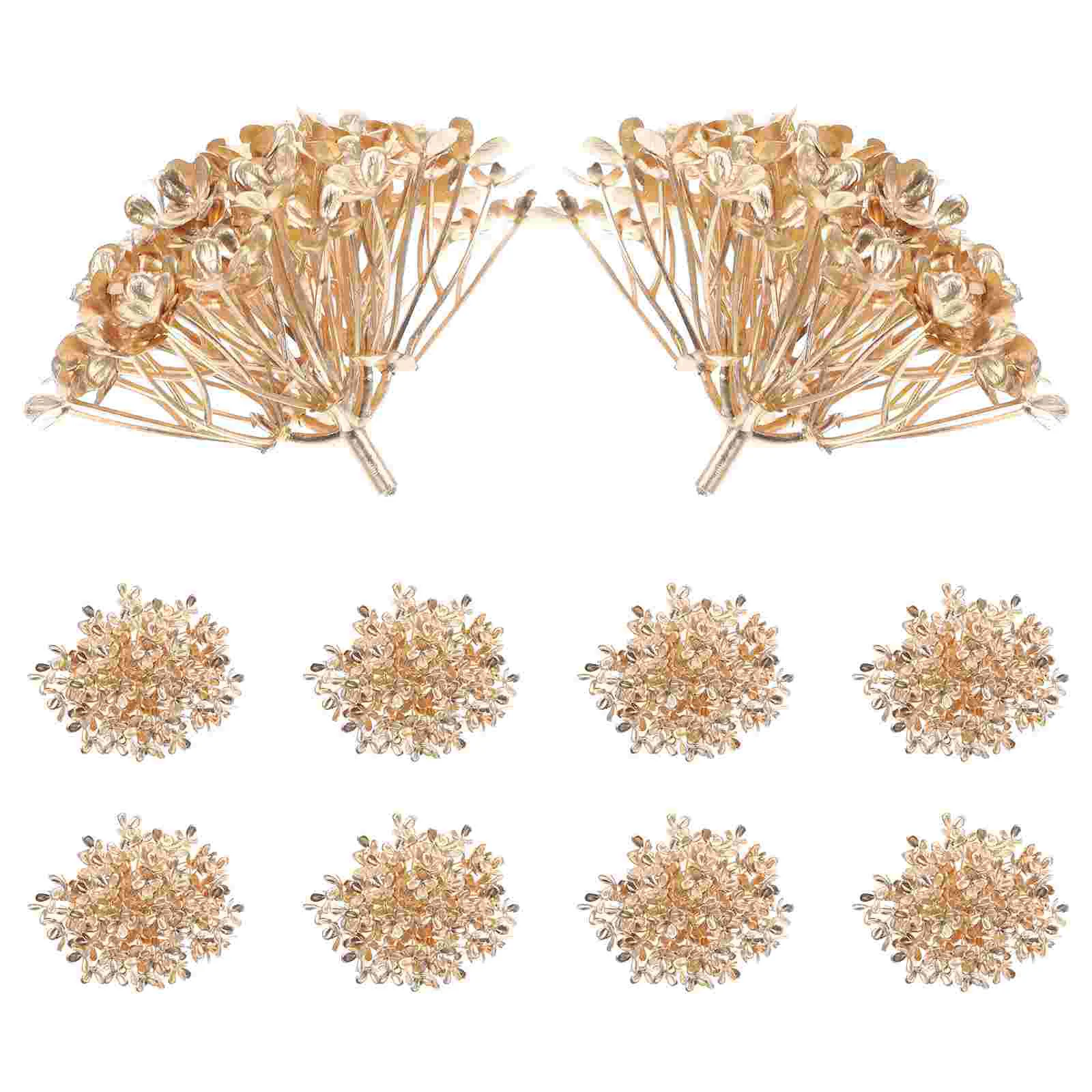 

10 Pcs Goldendoodle Ornament Artificial Hydrangea Head Flower Decor Fake Flowers Bouquet of Wedding Bouquets