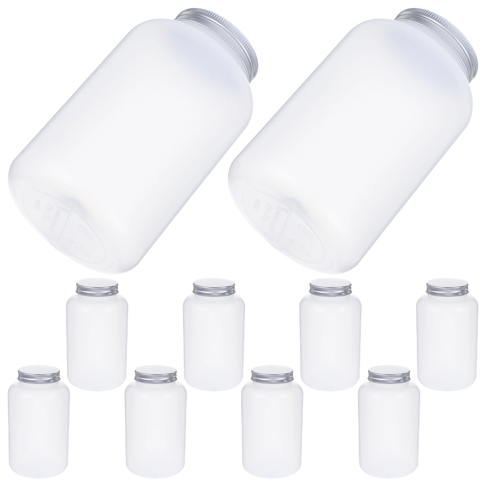 

10pcs Clear Milk Tea 500Ml Plastic Drink Containers Lids Insulated Juice Bottles For Takeout Smoothie Beverage Dispenser Kids