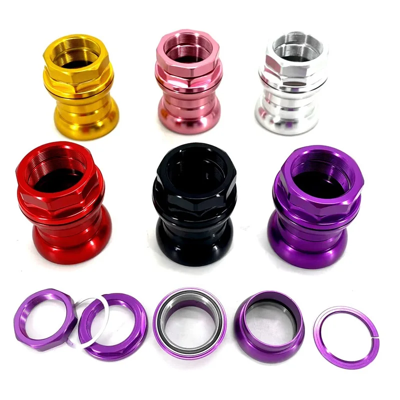 For Brompton Bowl Group Headset 34mm External Ultralight 2 Bearing Headset Steerer tube 28.6mm Threaded 1-1/8