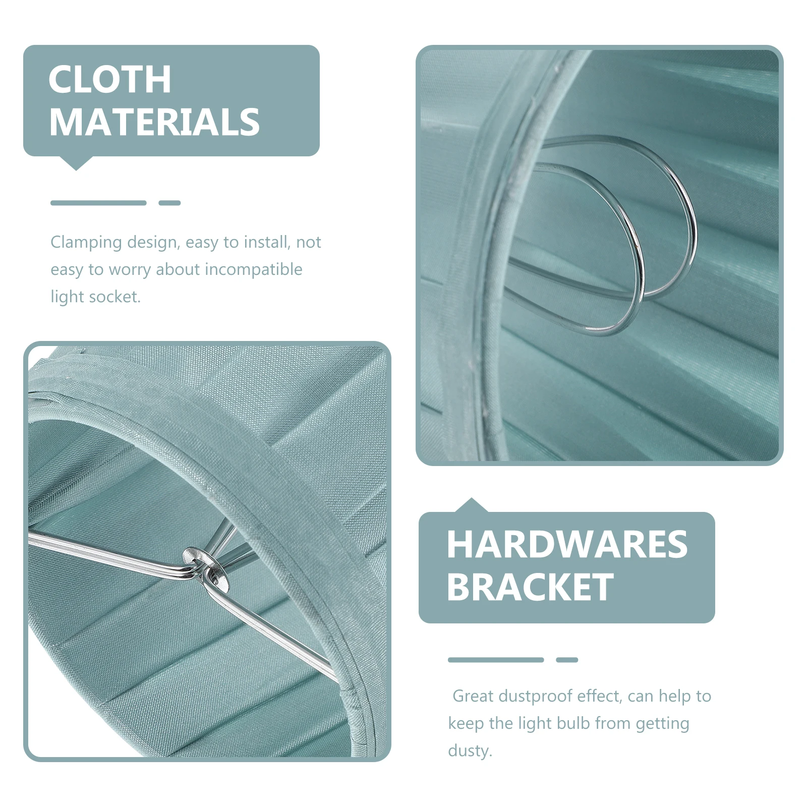 

Cloth Lampshade Replacement For Ceiling Wall Lamp Dustproof Design Home Hotel Living Room Study Light Decor Lamp