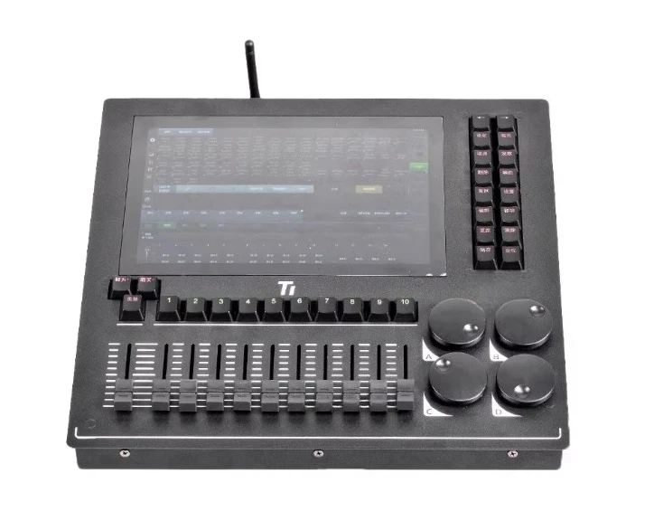 Console for Nightclub Show Professional Stage DJ Disco Party Moving Head Pro Lighting Console Mixer with Case