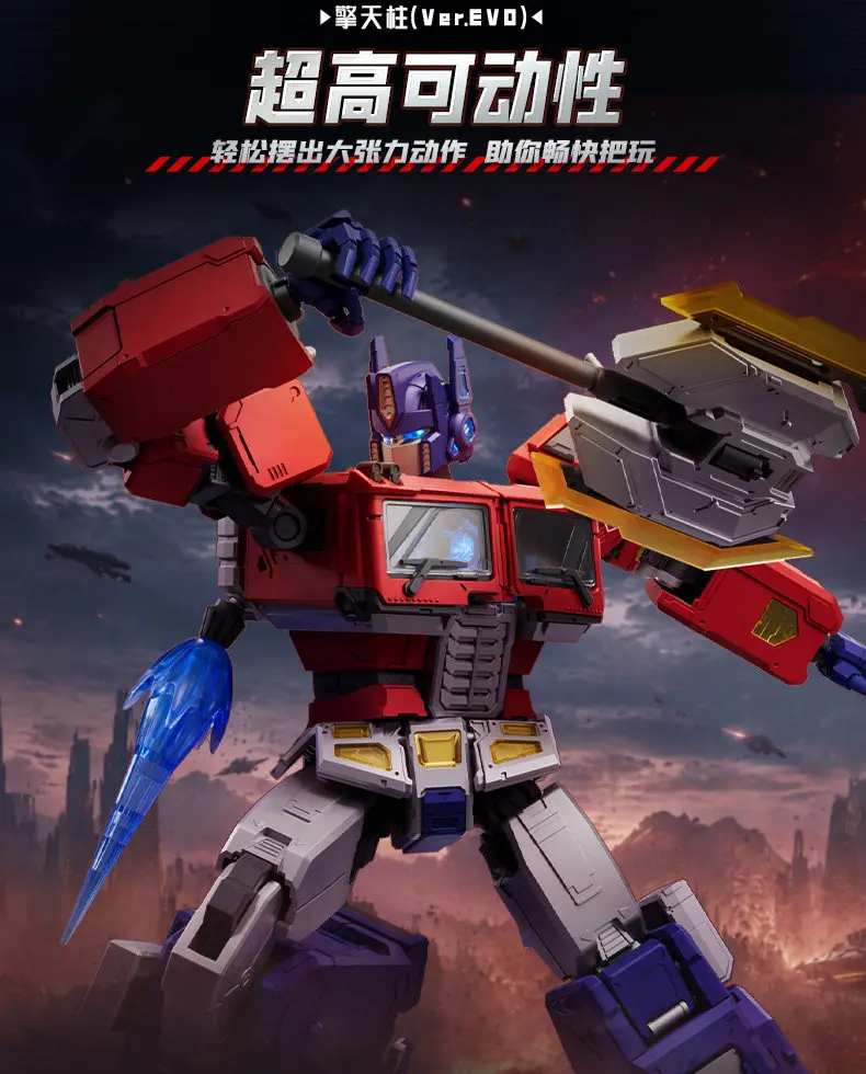 BLOKEES Transformers Legendary Edition Ver.EVO Optimus Prime Tarn Actionfigur, IDW Transformation, Sammlerstück, Modellspielzeug, Geschenk – Detail 33
