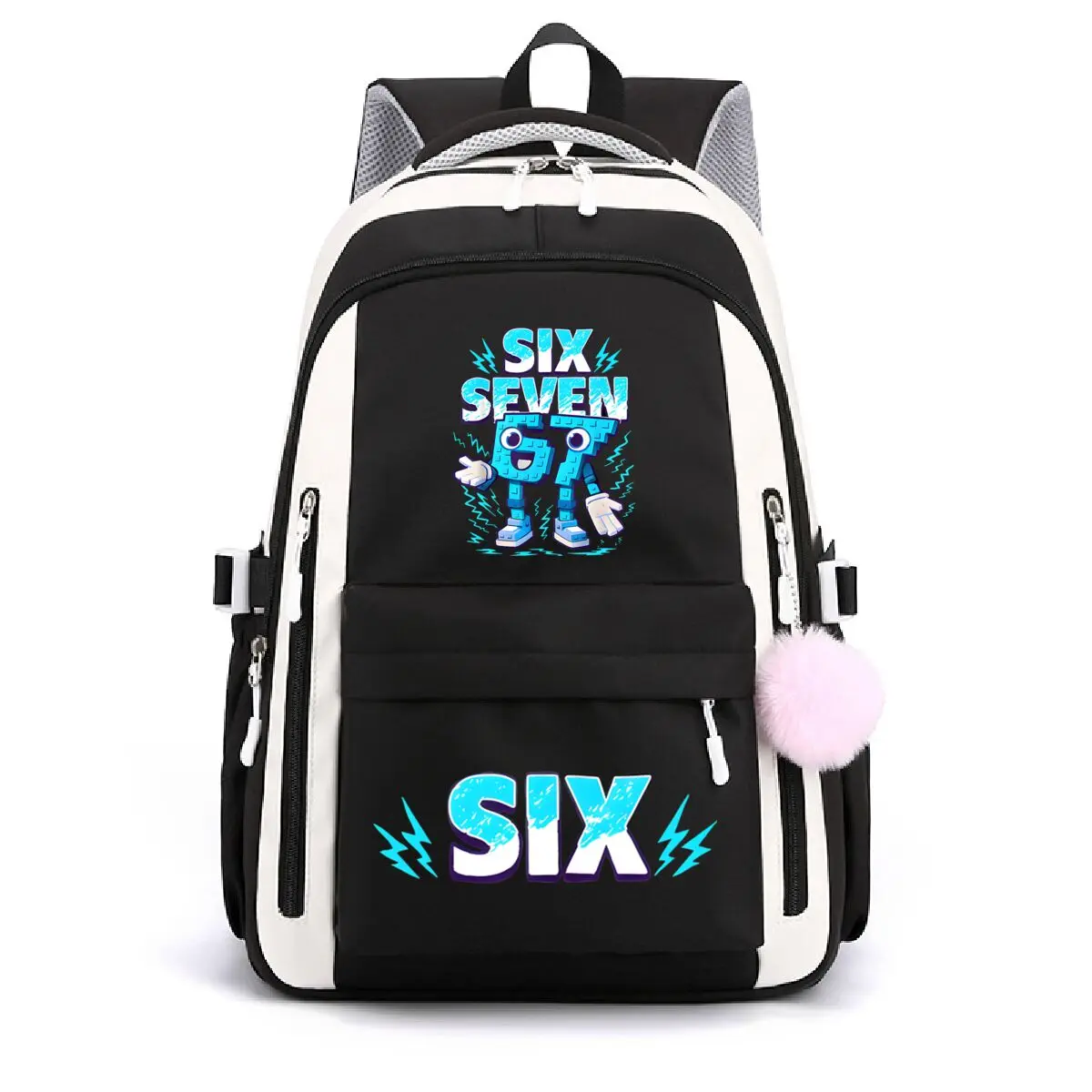 Fashion Middle High Student Backpack Six Seven Italian Brainrot Meme Pattern Mochilas Boys Girls Cartoon 67 Trennd Bagpack Gifts