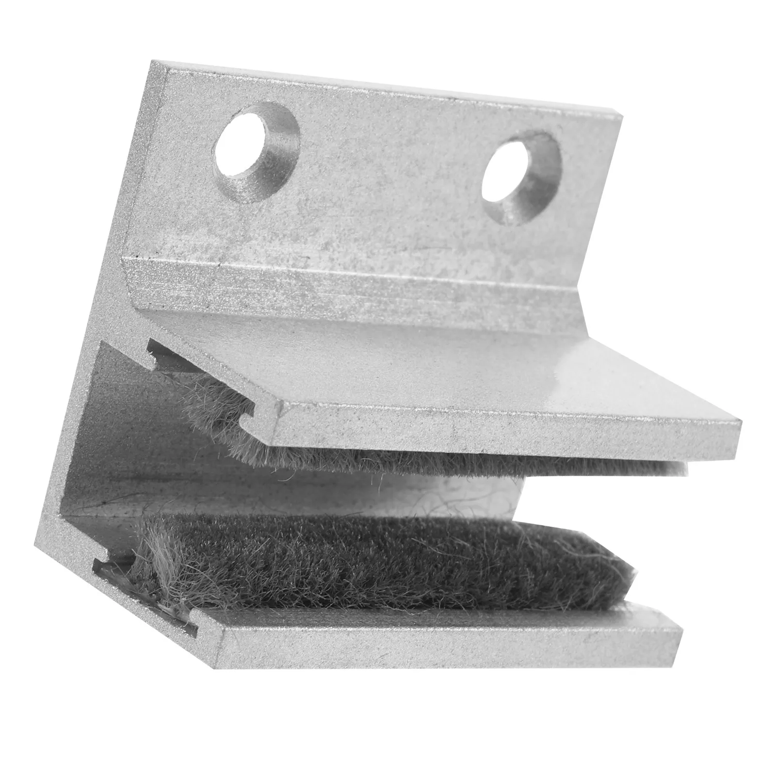 

Shower Door Bottom Guide for Glass Sliding Doors Aluminum Alloy Construction Wear Resistant Smooth Operation Bathroom Upgrade