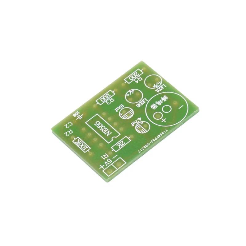 Ne555 Multivibrator Kit, Step-Down Dual Flitslamp, Diy Training Maker, Student Lab, Variabele Staat Circuit