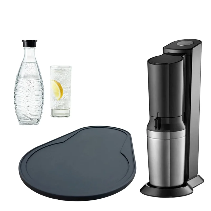 A27F-For Sodastream Compatible Drying Mat Underlay Drip Tray Accessories Water Carbonator Waterproof Non-Slip Design