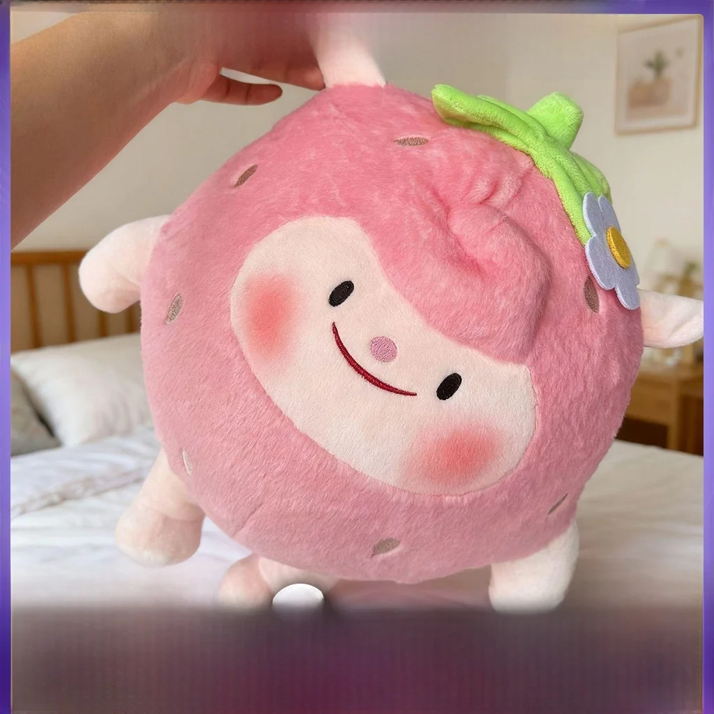 

JZACYD S Stberries Dongdong eep Doll Plu Toy Birthday Gift Soft Stuffed Toys for All Ages PP Cotton Filled