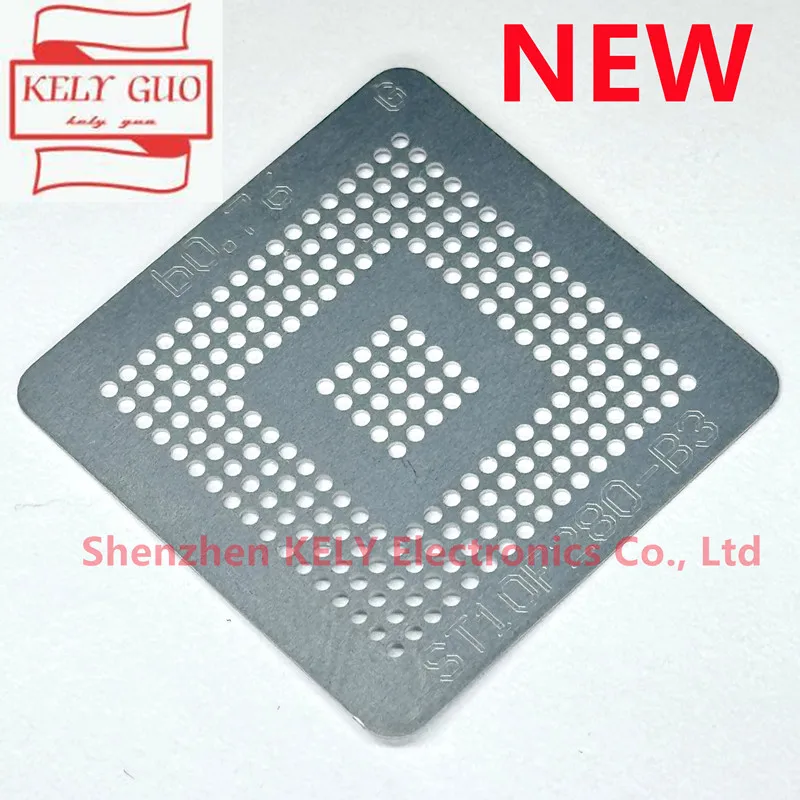 Direct heating 90*90MM 100% accuracy GL9714 0.45MM ST10F280-B3 ST10F296-A1 ST10F296M-A1 ST10F280-Q3 0.76MM BGA stencil