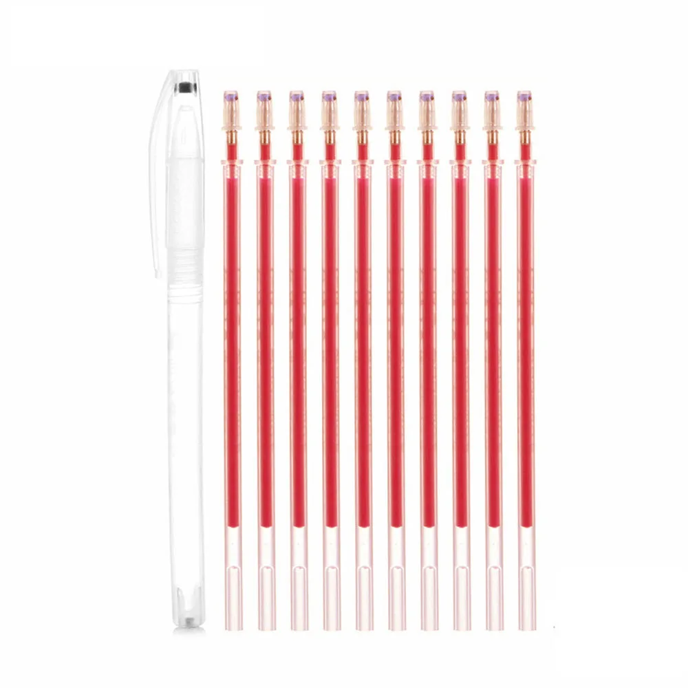 1Set Sewing Accessories For DIY Patchwork Drawing Lines Heat Erase Pen Refills Fabric Marker Mark disappearing pen