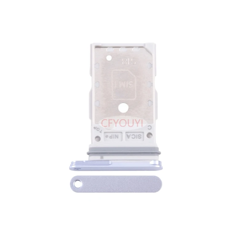 Nueva Bandeja Porta Tarjetas SIM Dual para Samsung Galaxy S25 S931 / S25+ S936, Repuesto para Bandeja de Tarjetas SIM Dual + Tarjeta SD