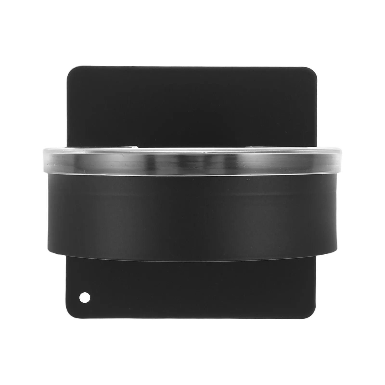 

Wall Mounted Hair Dryer Holder Metal Blow Dryer Organizer Black Strong Adhesive No Drill Bathroom Hair Styling Tool Rack Storage