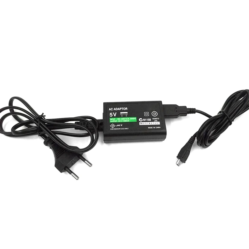 Charger AC Adapter Power Supply Fast Charging Kit Compatible with PSVita2000 Game Console Controller with USB Data Cable