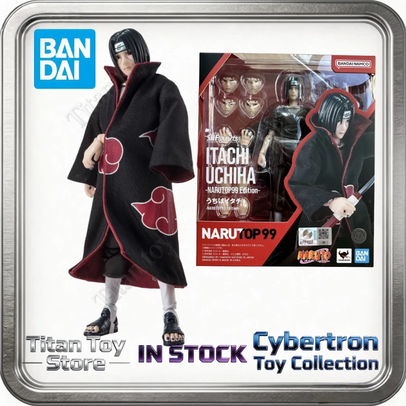 

In Stock 100% Original Bandai Shfiguarts SHF Narutop 99 Edition Itachi Uchiha Action Figures Anime Model Toys Figure Gift