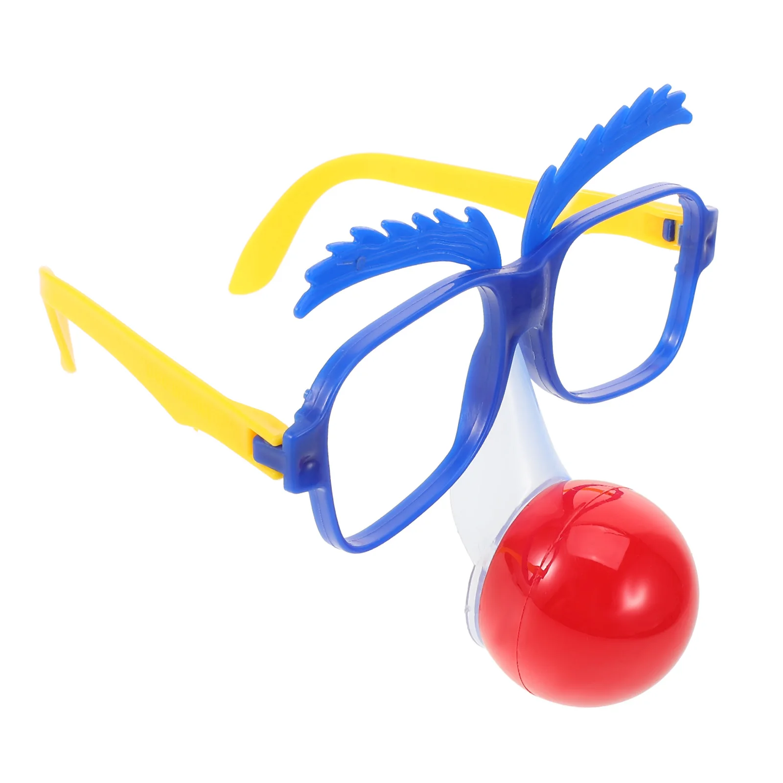 

Clown Glasses Sturdy Durable Reusable Party Costume Accessory Male Female Photo Fun Birthday Events Eyewear Props