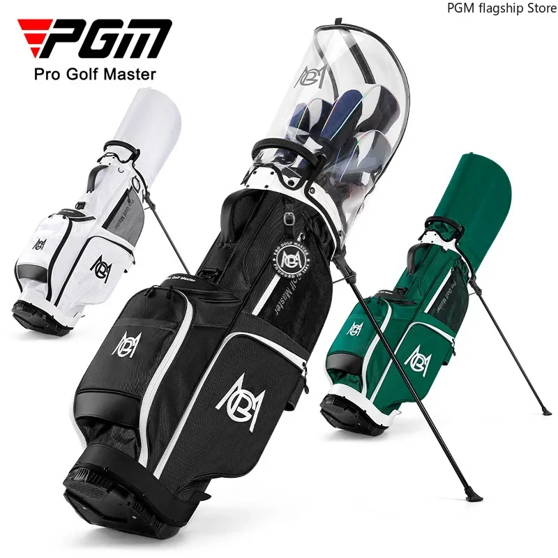 PGM Golf Bag Men\'s and Women\'s Bracket Personalized Korean Trend Transparent Nylon Sports Bag Golf Club Bag QB133