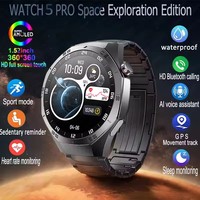 New GT5 Pro Sports Smart Watch Men AMOLED Screen Heart Rate AI Voice Assistant Bluetooth Call Women Smartwatch For Xiaomi Huawei
