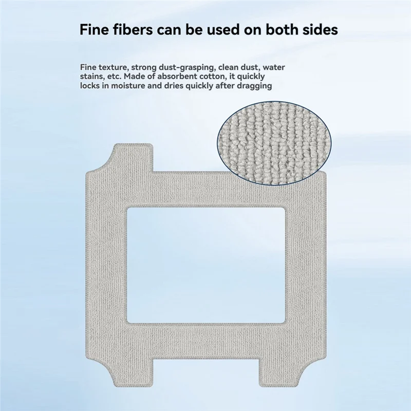 Cleaning Rag For Dreame C1/C1 Station Robot Vacuum Cleaner Window Washable Reusable Mop Cloth Accessory Parts 5PCS