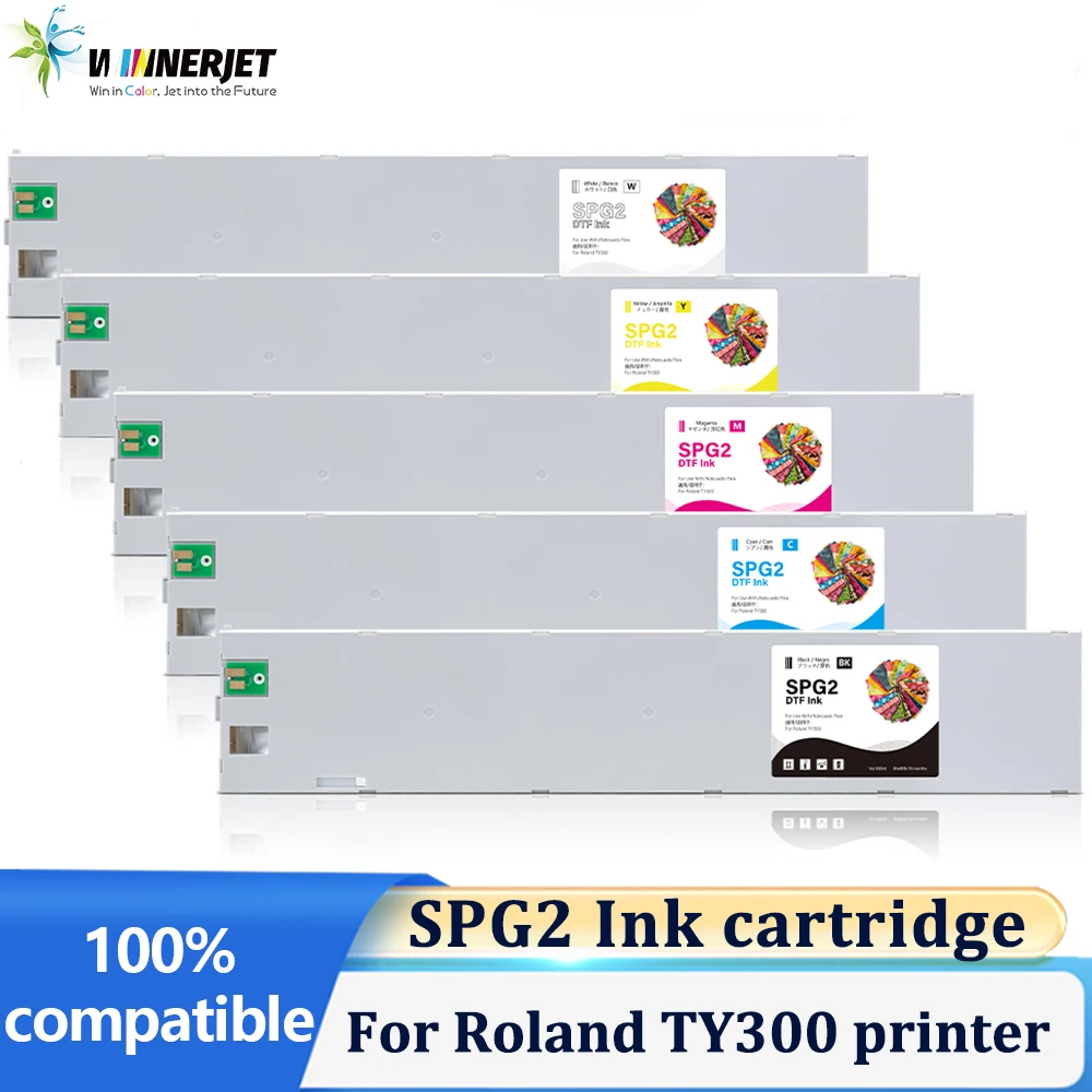 TY300 ink cartridge SPG2 Compatible ink cartridge With DTF ink With one time use chip For Roland TY300 printer